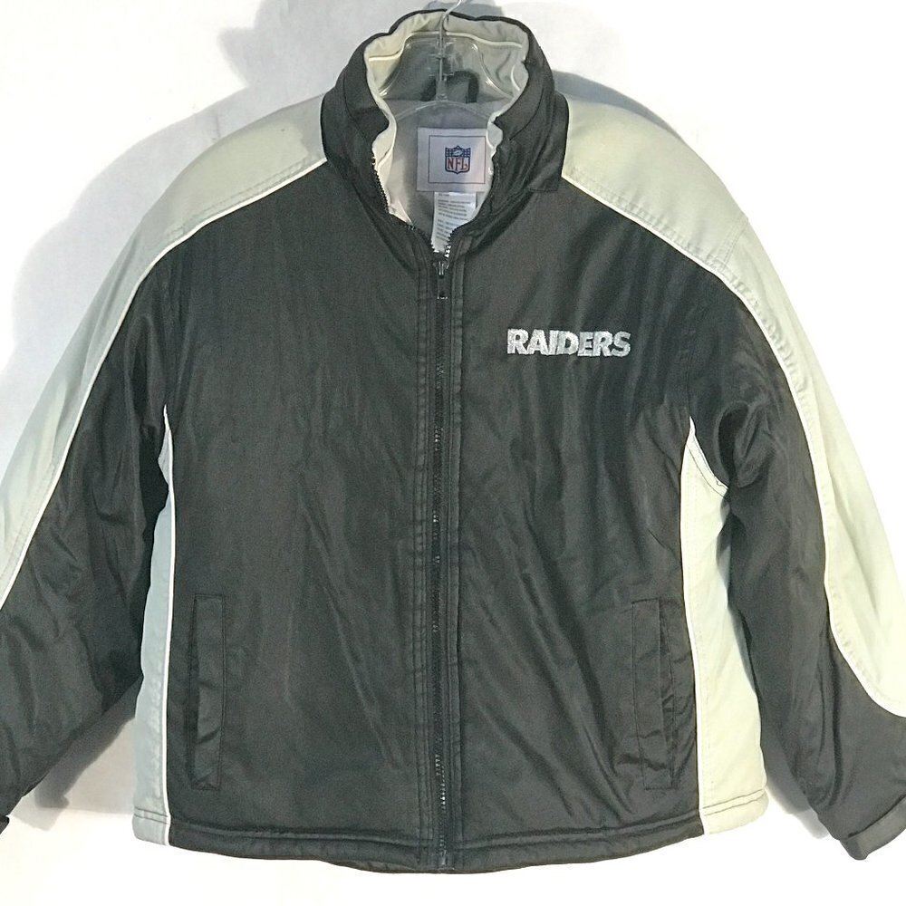 Raiders NFL Football Zip Up Jacket